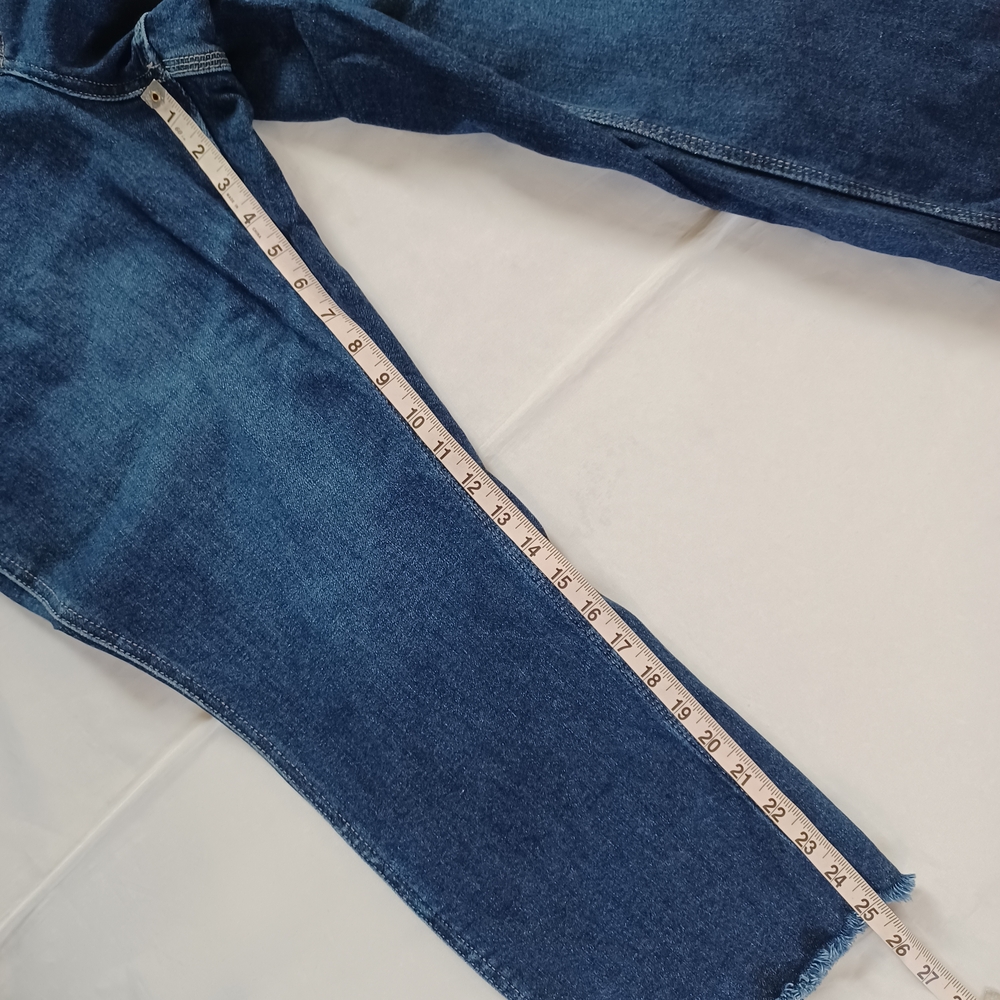 Judy Blue Women's Cropped Jeans Highrise Straight Dark Wash Plus Size 16W - Picture 12 of 12